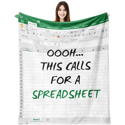 Oooh This Calls Blanket: Spreadsheet Humor for Data Lovers