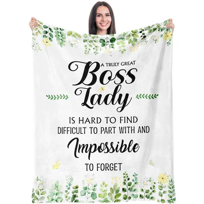 Boss Lady Is Hard Blanket: A Truly Great Design to Celebrate Her
