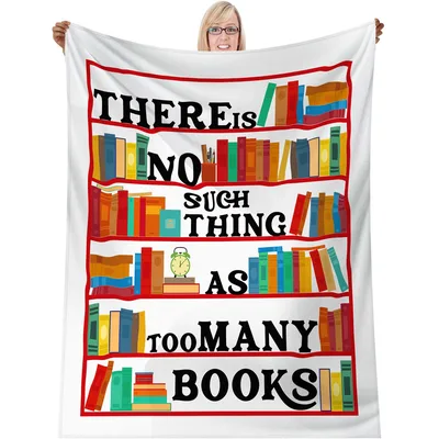 There Is No Such Blanket for Book Lovers Who Never Stop Reading