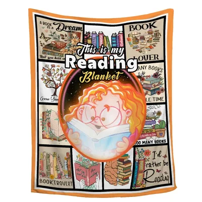 This Is My Reading Book Lovers Blanket - A Collage of Literary Love