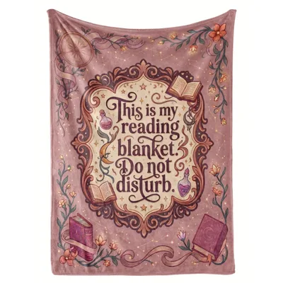 My Reading Do Not Disturb Blanket for Book Lovers
