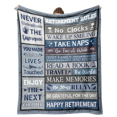 Never underestimate the difference Retirement Blanket
