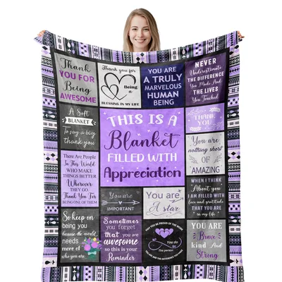 Thank You Blanket Filled With Appreciation Design