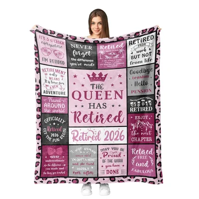 The Queen Has Retired 2026 Blanket Celebrating a New Chapter