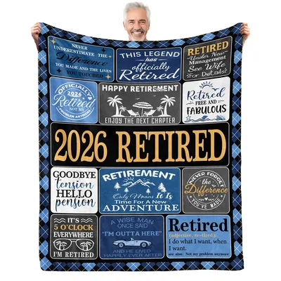 Retirement Celebration Retired Humor Blanket