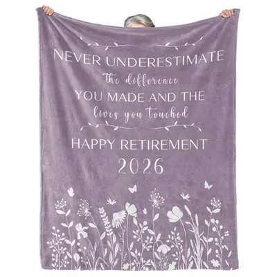 Retirement Woman Blanket