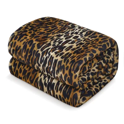 Golden Savanna Spotted Cheetah Blanket for Cozy Days