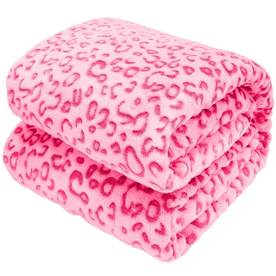 Pink Leopard Print Blanket for Cozy Days and Playful Style