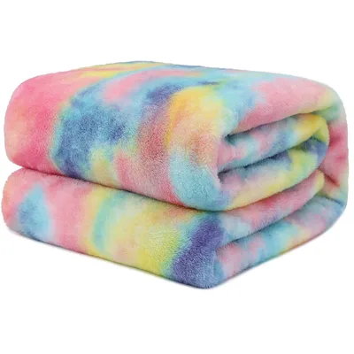 Soft Rainbow Blanket for Cozy Days and Gifts