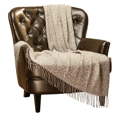 Leopard Print Pattern Blanket No. 14 for Boho Style Lovers