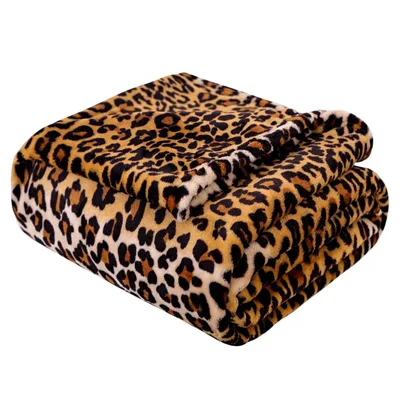Leopard Spots Pattern Blanket: Bold Animal Print for Your Living Space