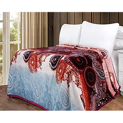 Bohemian Paisley Floral Dreams Blanket for Retro Style Lovers