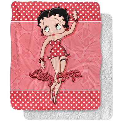 Pin-Up Girl on Polka Blanket: Retro Art and Dots