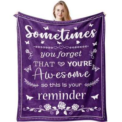 Awesome Reminder Blanket: Sometimes You Forget That You're Awesome