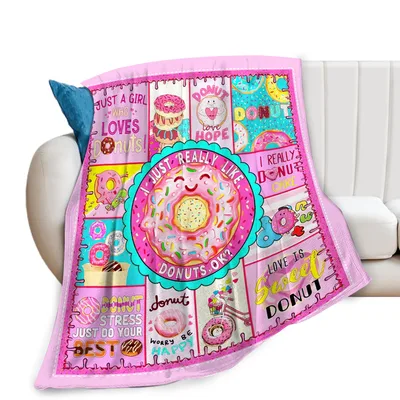 Sweet Donut Blanket: I Just Really Like Donuts, Ok Design