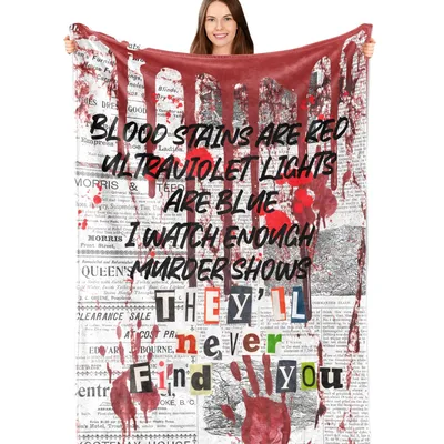 They'll Never Find Blanket for True Crime Fans
