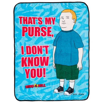 That's My Purse Blanket: King of the Hill Sarcastic Design