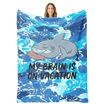 My Brain Blanket: Sleeping Shark Design for Relaxation