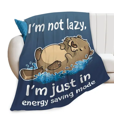 I'm Just in Energy Blanket: Lazy Otter Design for Relaxation