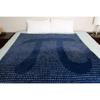 Pi Symbol Digits Design Blanket