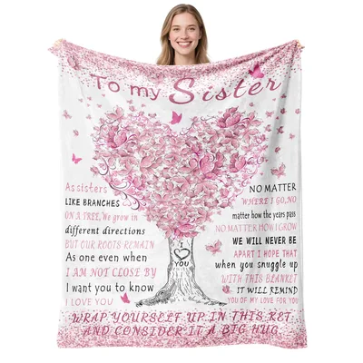 To My Sister Heart Blanket: A Tree of Love and Branches