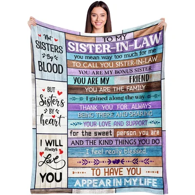 To My Sister Blanket: A Tribute to Your Bonus Sister