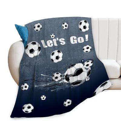 Go Throw Let's Go! Soccer Ball Design for Fans