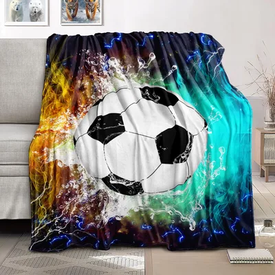 Soccer Ball with Fire Blanket: Elemental Soccer Design for Fans