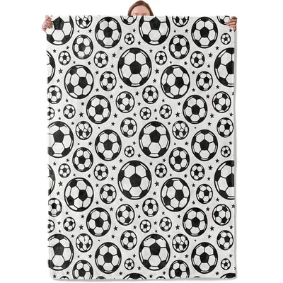 Soccer Balls Pattern Blanket No. 10