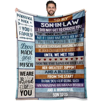Marriage Made You Family Blanket - To My Son-In-Law Design