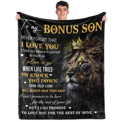 Lion King Crown Blanket: A Devotion to My Bonus Son