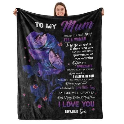 To My Mum Love Blanket: A Son's Tribute to His Hero