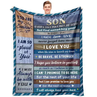 To My Son Be Brave Blanket: A Message of Love and Strength
