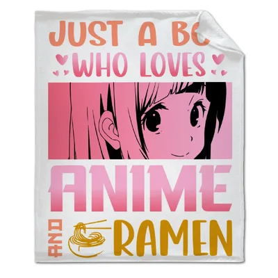 Just a Boy Blanket: Anime and Ramen Design for Fans