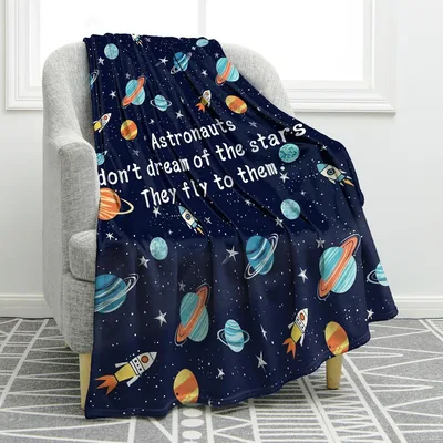 Dreamers Fly Blanket: Astronauts Don't Dream of Stars