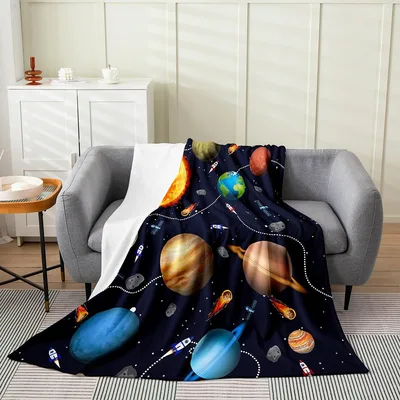 Solar System Planets Blanket: A Cosmic Journey for Space Lovers