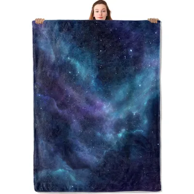 Galaxy Starry Sky Blanket Cosmic Nebula Design for Space Enthusiasts