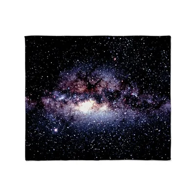 Milky Way Galaxy Stars Blanket: Celestial Night Sky Design