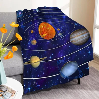 Solar System Planets Design Blanket No. 2