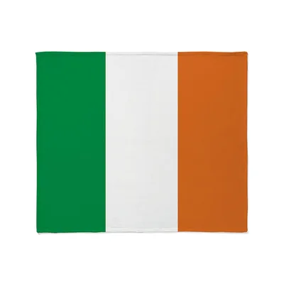 Irish Flag Tricolor Blanket: A Classic Vertical Tricolor Design
