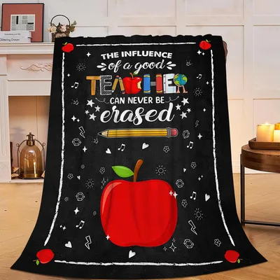 Teacher Appreciation Chalkboard Blanket: A Tribute to Educators
