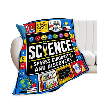 Science Teacher Lab Blanket: Sparks Curiosity and Discovery Design