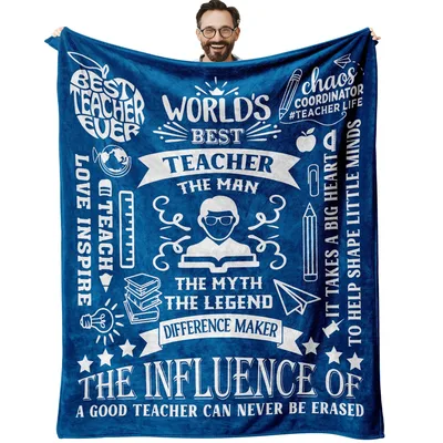 Male Teacher Appreciation Blanket: The Myth The Legend