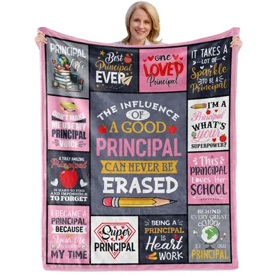 Principal Appreciation Patchwork Blanket