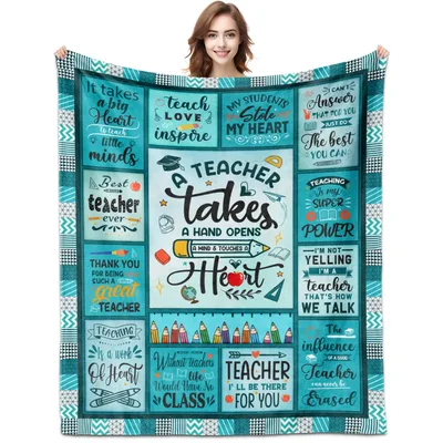 Teacher Takes a Hand Blanket: Celebrating Educators with Heart