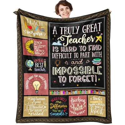 A Truly Great Teacher Blanket: Hard to Find Impossible