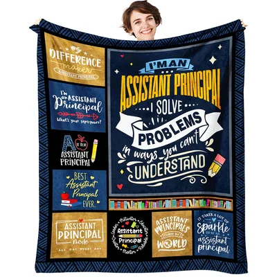 Assistant Principal Appreciation Design Blanket for School Leaders