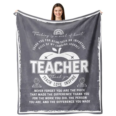 Teacher Thank You Appreciation Blanket