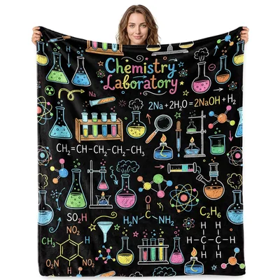 Chemistry Lab Science Blanket