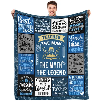 Teacher the Man Blanket: The Myth and Legend Design for Educators